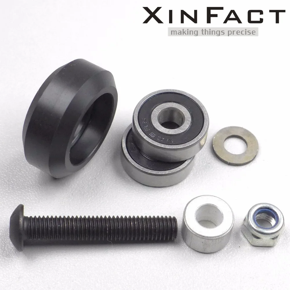 

Strong Solid Derlin V Wheel Kit for Openbuilds V-Slot rail,OX CNC,V Slot,solid wheel--Lot20