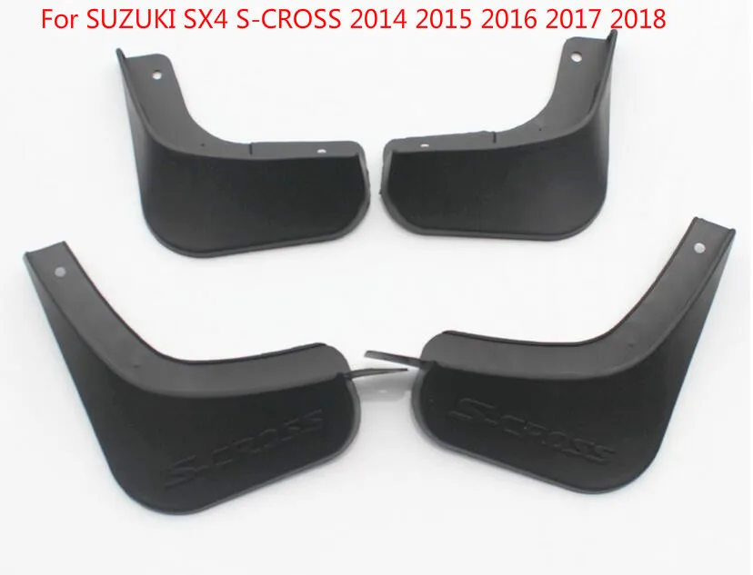 Goede Voor Suzuki SX4 S CROSS 2014 2015 2016 2017 2018 Slikranden Flaps Spatranden Spatborden Auto Styling