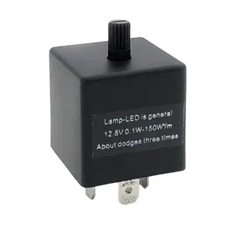 

Led Flash Relay Cf13 Jl-02 Kt Adjustable Flash Relay Car Motorcycle Universal Motorcycle Turn Signal Driver