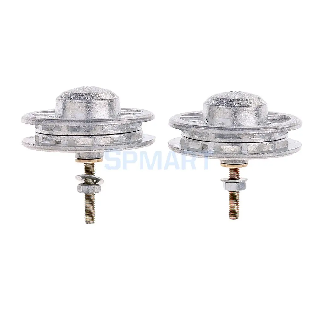 2Pcs Silver Durable Idler Wheels for 1/16 Heng Long RC Tiger Tank 3818-1