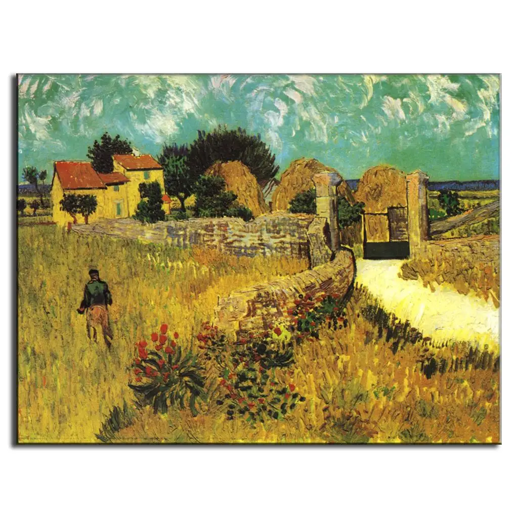 тоскана ван гог. импрессионизм ван гог. ван гог картины мастихином. ван гог фермерский дом в провансе. ван гог пшеничное поле.