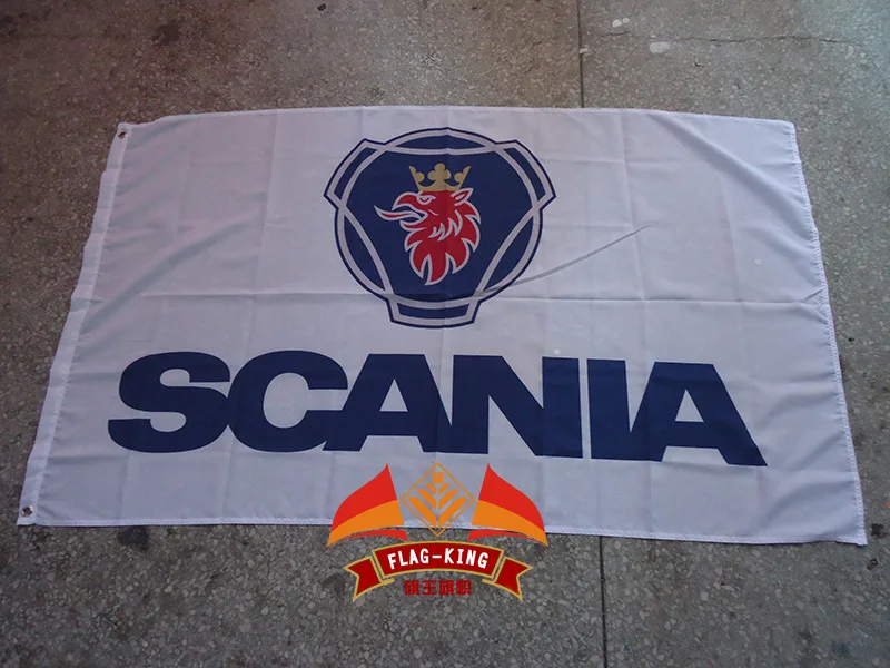 

scania trucks logo flag,scania trucks 90*150CM polyster banner