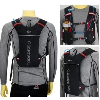 

2 / 5 L Fitness Sports Ultralight Bag Anti-Slip Reflective Backpack Running Cycling Bag Droppingship