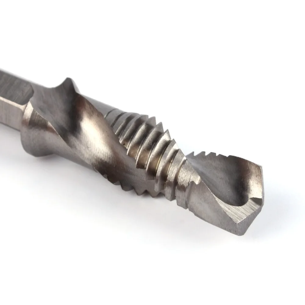 Drill Bit 10pcs Hex Shank HSS Metric Right Hand Screw Thread Tap Taper M1-M3.5