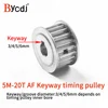 HTD 5M 20T Timing Pulley 20Teeth 5M-20T 16mm/21mm/26mm Width Toothed Belt Pulley 5-20mm Bore Gear  Keywa Pulley for CNC Machine ► Photo 3/3