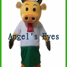 Хорошее качество корова повара костюм талисмана быка бык, скот до середины икры Bovini Boeuf шеф-повара кухонная плита с рисунком карнавальный костюм, SW435