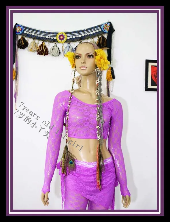 

Sexy Belly Dance Dancing Lace Blouse Choli Top Dancewear Costumes DO108