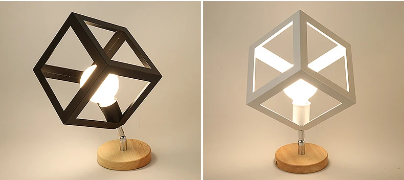 Lâmpada do Teto Cobre e Tons Ferro Madeira Sombra Luz Pingente Triângulo Metal Teto Lampshades E27 5w - 14 Luzes de teto