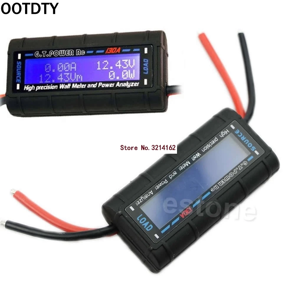 

G.T.POWER RC 130A Watt Meter and Power Analyzer High Precision LCD 60V GT-Power 07NOV