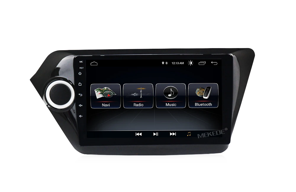 Best Lowest price quad core processor android 8.1 car gps dvd player for Kia K2 Rio 2012-2015 car radio multimedia  wifi bluetooth 7