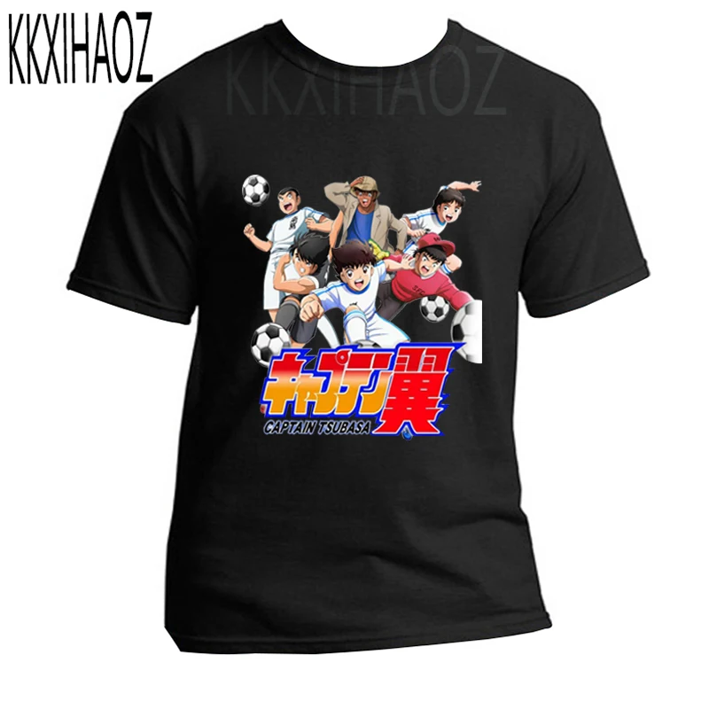 

Hot sale Anime Captain Tsubasa T Shirt Men Cotton Short Sleeve T-shirt 2019 Fashion Hip Hop Shirt Tees Tops free shipping