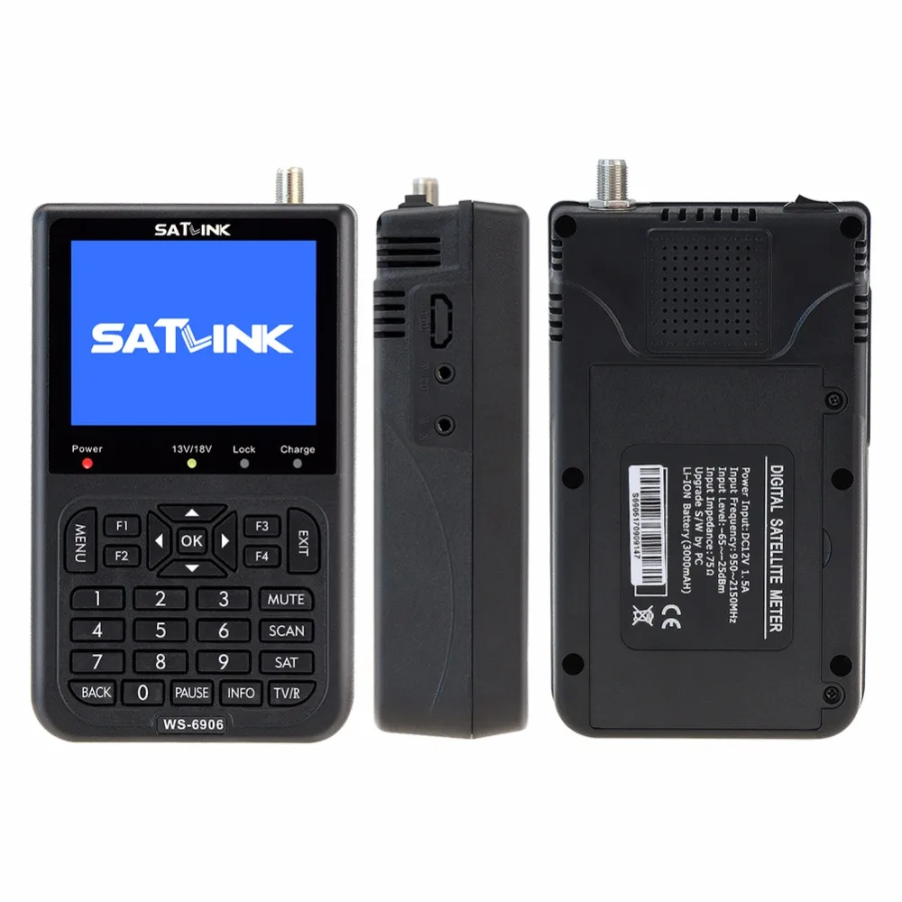 Хит продаж оригинал спутниковая связь WS 6906 DVB S цифровой ресивер fta спутниковый
