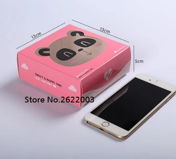 

130x130x50mm Take-out food packing Box With PVC Window Cookies Cake Box Candy Chocolate Box Gift Box 500pcs/lot Free shipping