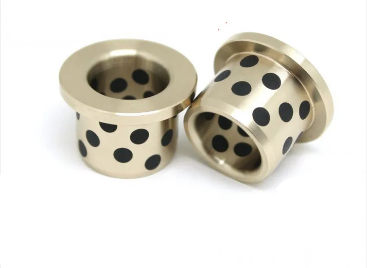 1pcs oil free bearing circular flange copper bush JFB solid lubricant