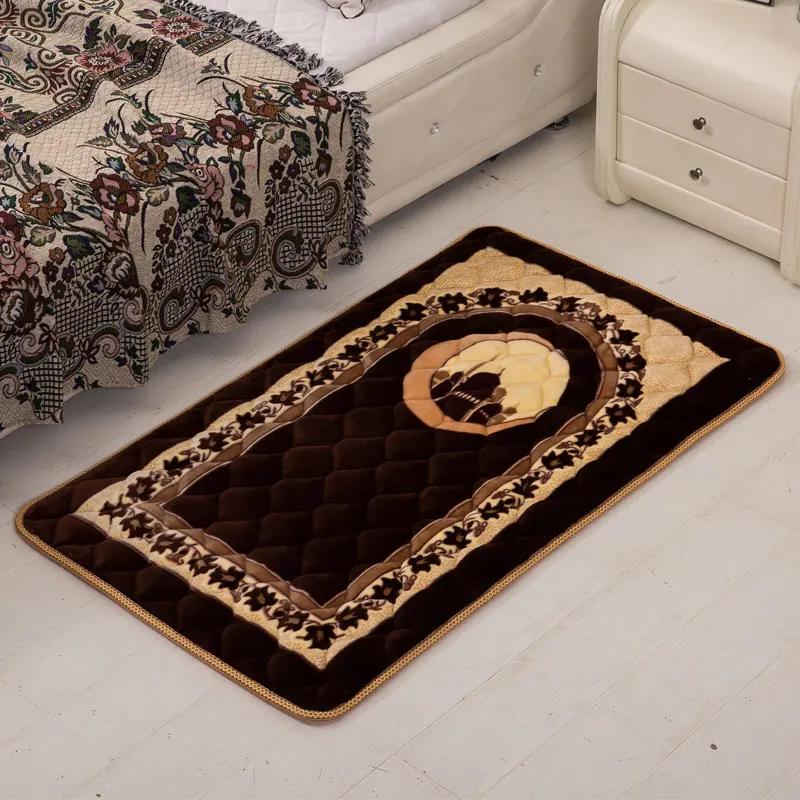 75x120 см мусульманский коврик для молитвы напольный коврик садовый паломничества большие ковры для гостиной, для дома, гостиной Спальня прикроватный Прямоугольный Коврик