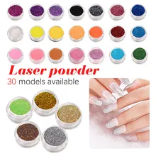 DIY Лазерный блеск розовый яркий кристалл капли дизайн ногтей блестящие украшения порошок песок порошок мобильный телефон оболочки украшения
