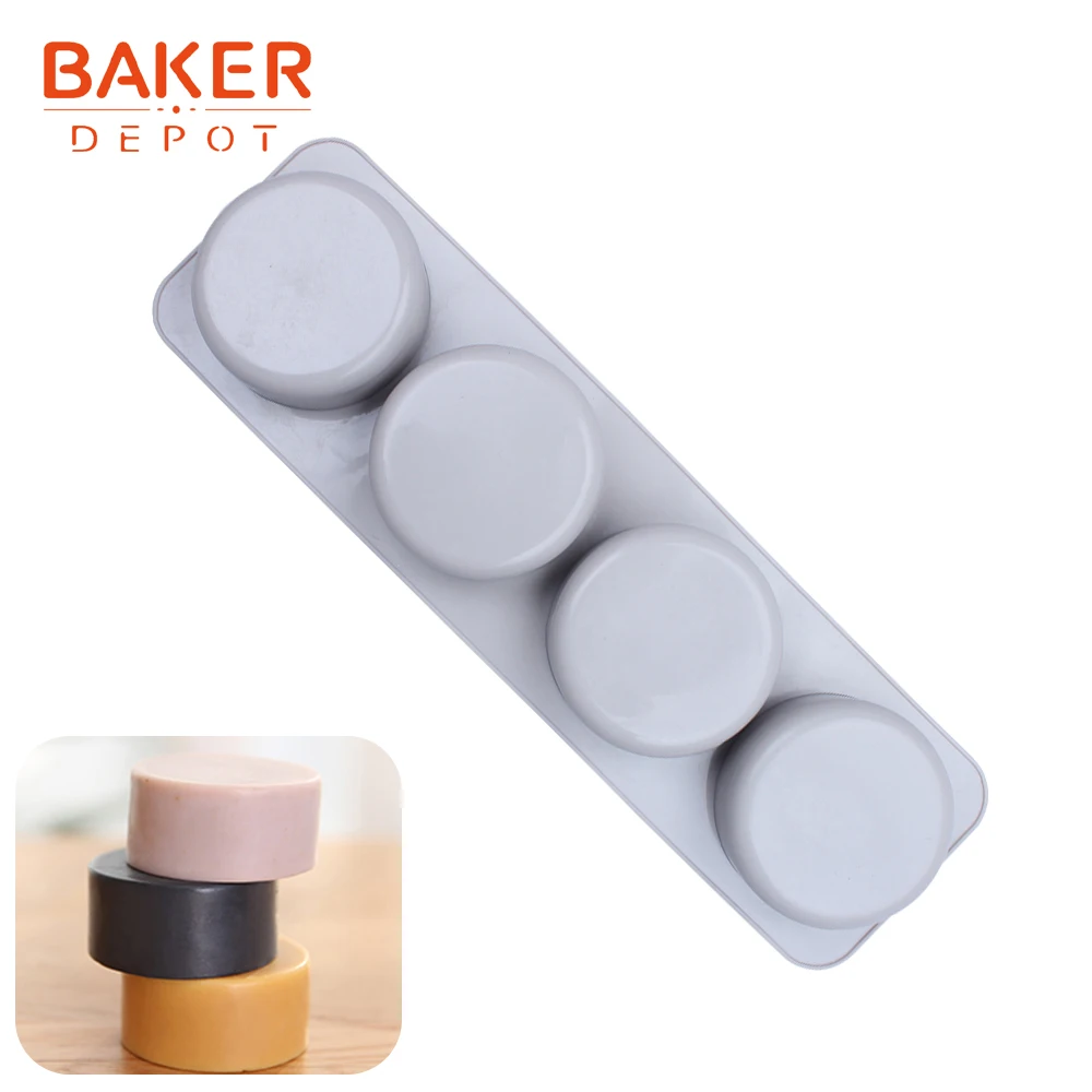 BAKER DEPOT силиконовые формы для торта кондитерские выпечки круглой формы мыло желе пудинг льда силиконовые формы шоколад конфеты помадка - Цвет: CDY-028