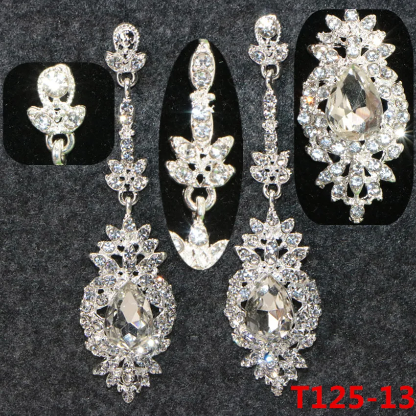 2 Gift from mother of Austria diamond stud earrings, classic retro Girl Birthday Gift (14)