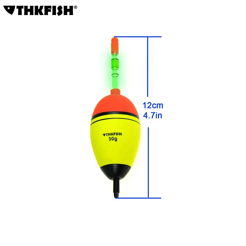5 шт. EVA рыболовный Поплавок+ 10 шт. рыболовный светильник светящаяся палочка зеленый световой светильник ing палочка плавает световые поплавки для ночной рыбалки