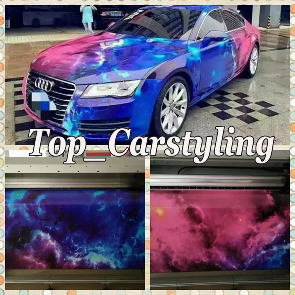 Galaxy Vinyl Car Wrap Vinyl Printed Vinyl Full Car Body Covering Auto