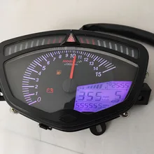 Универсальный 15000 RMP KMH кафе гонщик мотоцикл цифровой одометр спидометра, тахометра для Yamaha C8 7 цветов