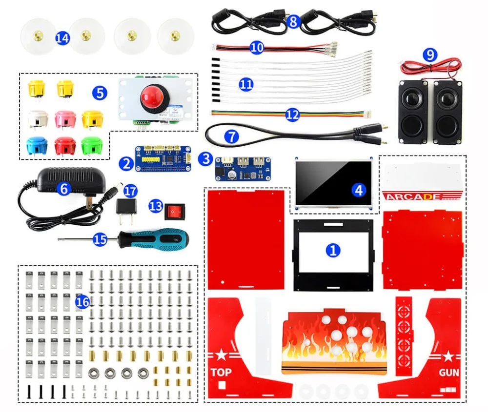 Arcade-101-1P-Accessories