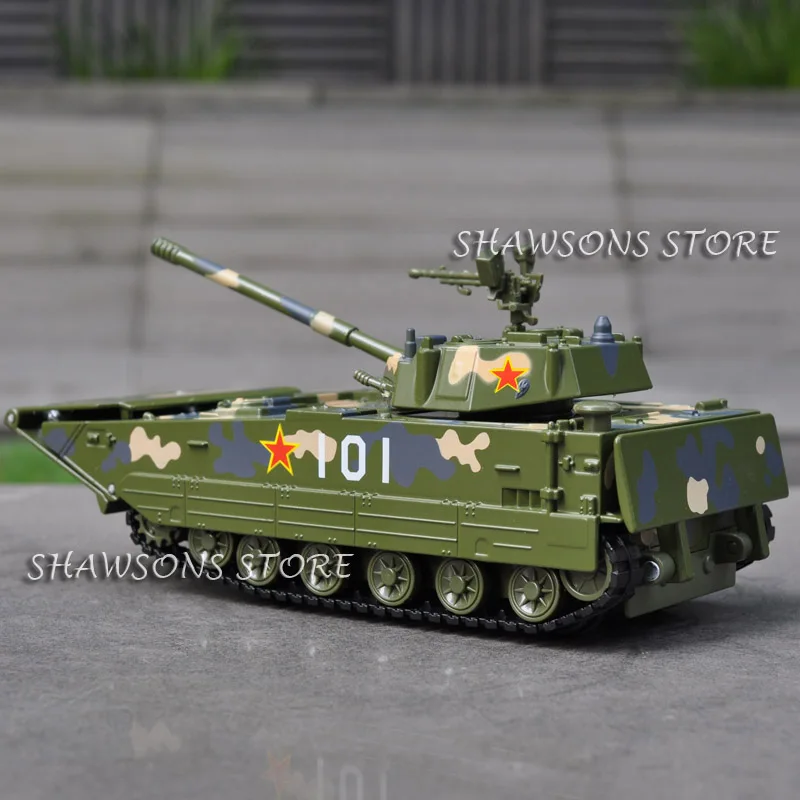 1:48 Diecast металлические модель военного танка игрушка AAV Китай ZTD 05 десантного