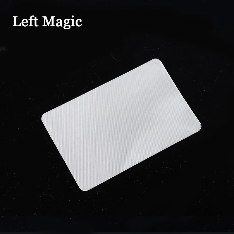 1pcs LUBORS LENS Card Perspective distortion close up street magic tricks kids 