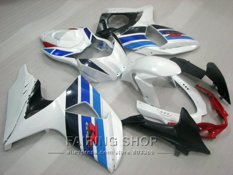 

Injection molded plastic fairing kit for Suzuki GSXR1000 09 10 11 12 white black red fairings set GSXR 1000 2009-2012 OI11