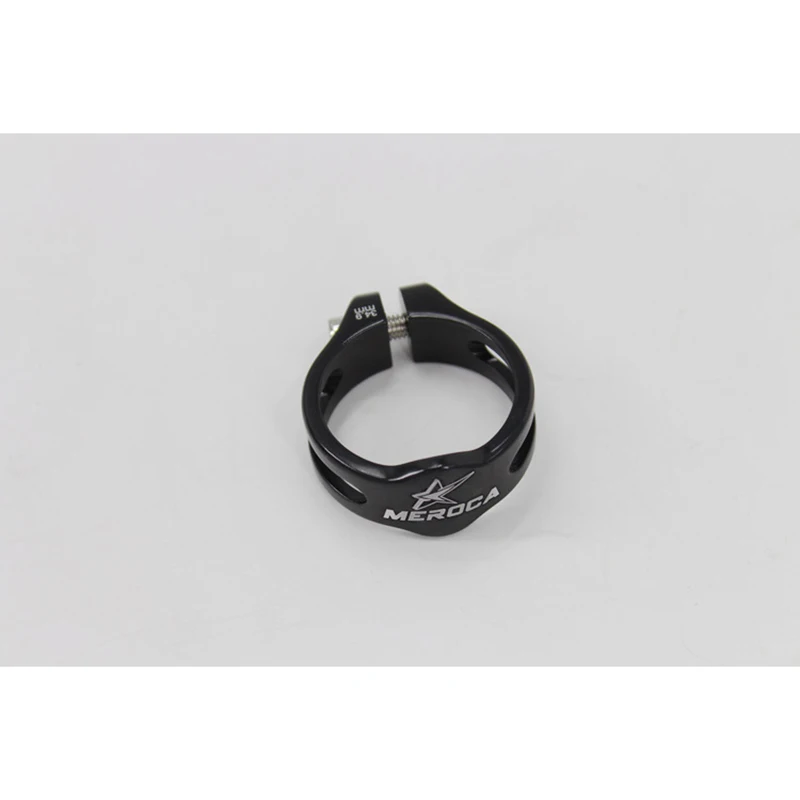 Alloy Quick Release Bicycle Seat Post Clamp Collar 34.9mm Black or Silver