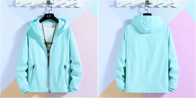 Hooded Bomber Windbreaker Jacket 22