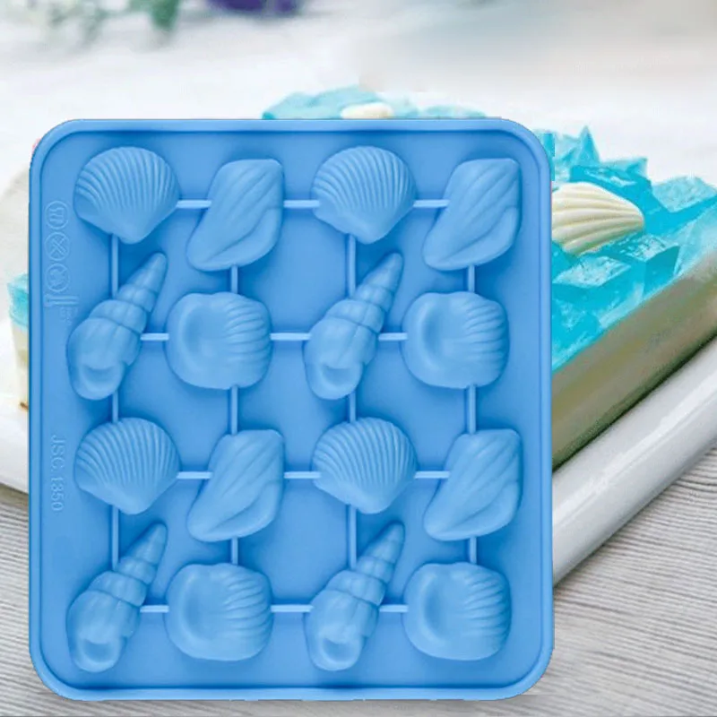 Силиконовые Sea Life тема Seashell рыбы и Seastar формы Шоколадные конфеты gumm печенье торт