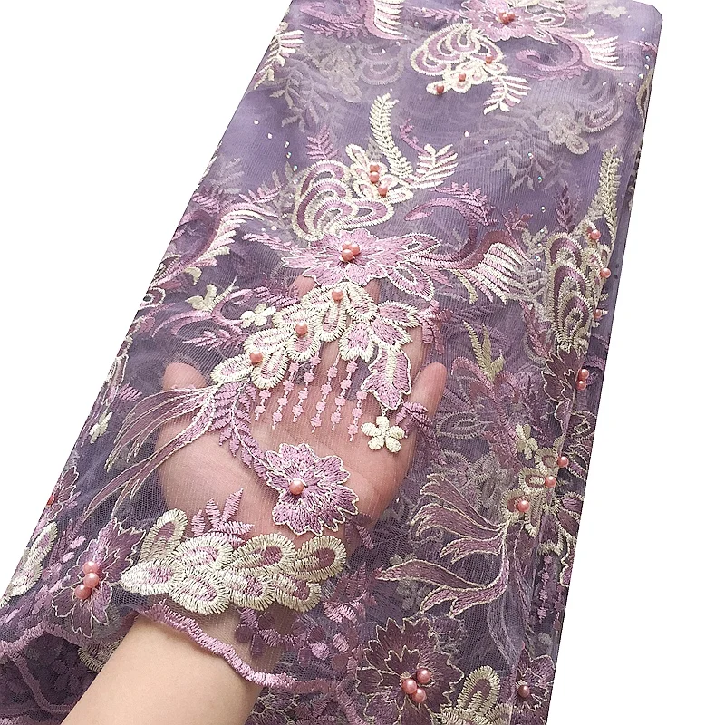 African French Lace Fabric High Quality 