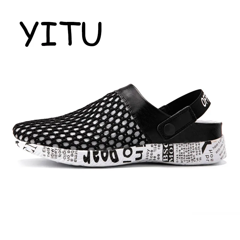 YITU/2019 летние мужские и женские уличные сандалии водонепроницаемая обувь пляжная