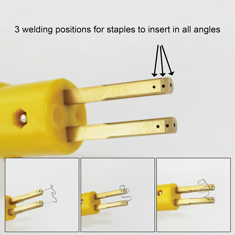 Горячий набор для ремонта степлера, ручные инструменты для кузова автомобиля, сварочный пистолет со скобами, плоский угол 220 В 110 В, автоматический пластиковый сварочный бампер