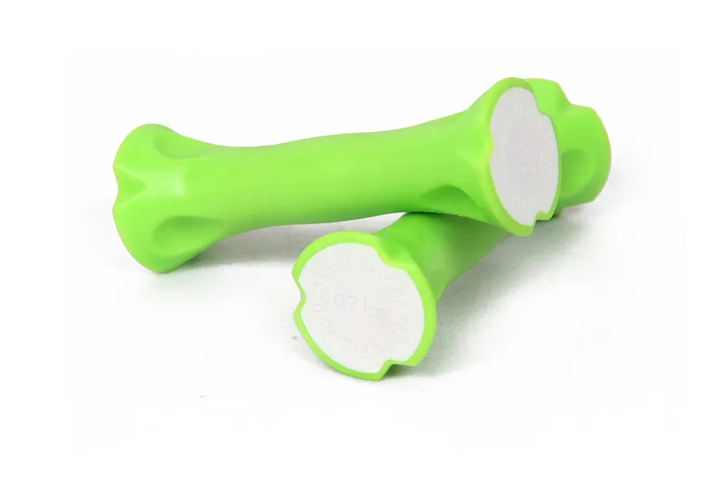 Домашнее оборудование для фитнеса оборудование для снижения веса 0,7 кг* 2 кости гантель оптом и - Цвет: Зеленый