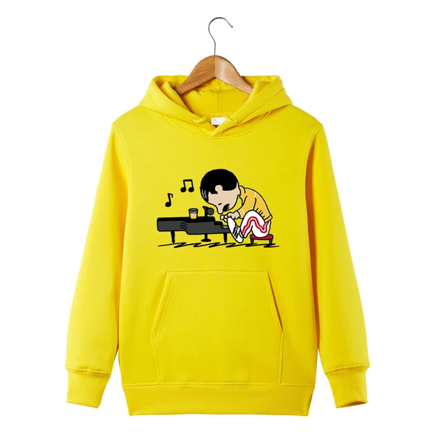 freddie mercury yellow sweatshirt