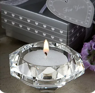 

free shipping Free Shipping octagonal candleholder with tealight for wedding souvenirs Gift Box Party Decorations