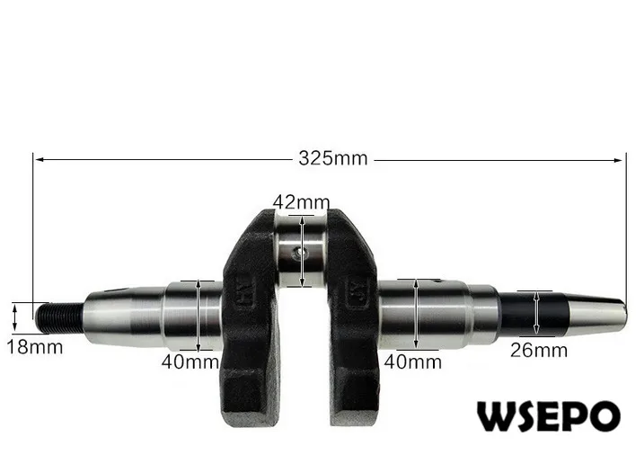 188f tapered crankshaft