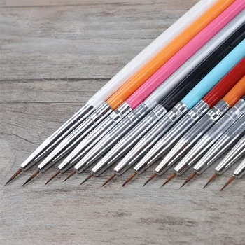 

12Pcs Thin 3d Nail Art Brush Set for Paint Liner Gel Nail Detail Pen Wholesale