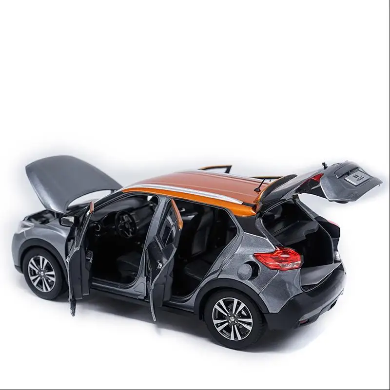 Высокая имитация NISSAN KICKS Коллекция Модель 1:18 передовая модель автомобиля из сплава, литая металлическая модель игрушечного автомобиля