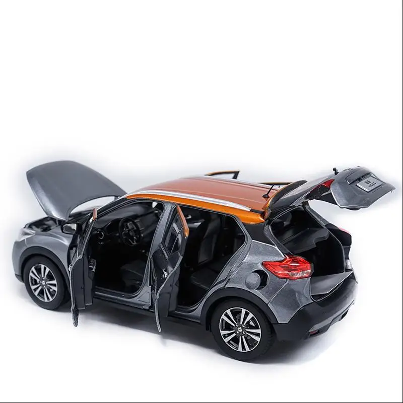 Высокая имитация NISSAN KICKS 2017 модель коллекции 1:18 передовая автомобиля из сплава