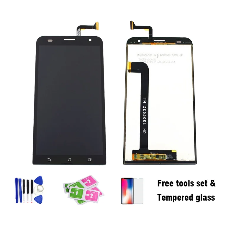 5 &quotдля ASUS ZenFone 2 Laser ZE550KL Z00LD ЖК дисплей Дисплей Панель Сенсорный экран планшета