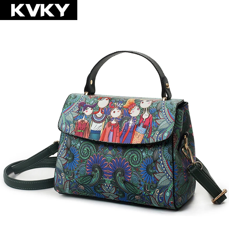 KVKY брендовые модные дизайнерские кожаные женские сумки через плечо мини bolsas|bolsa