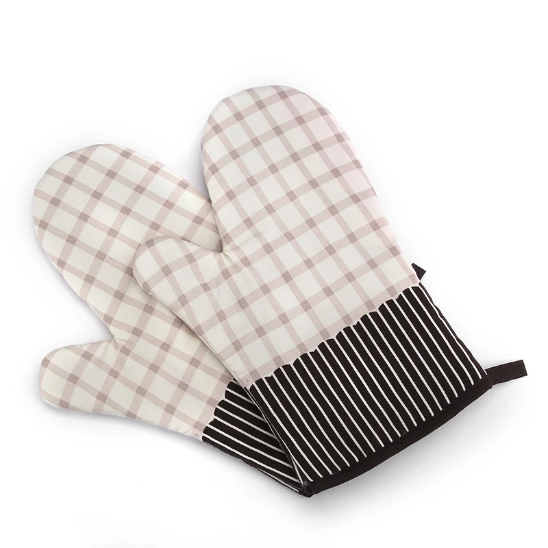 1 шт. перчатка для духовки термостойкие варежки кухонные рукавица и прихват для микроволновой печи Нескользящие Утепленные перчатки A