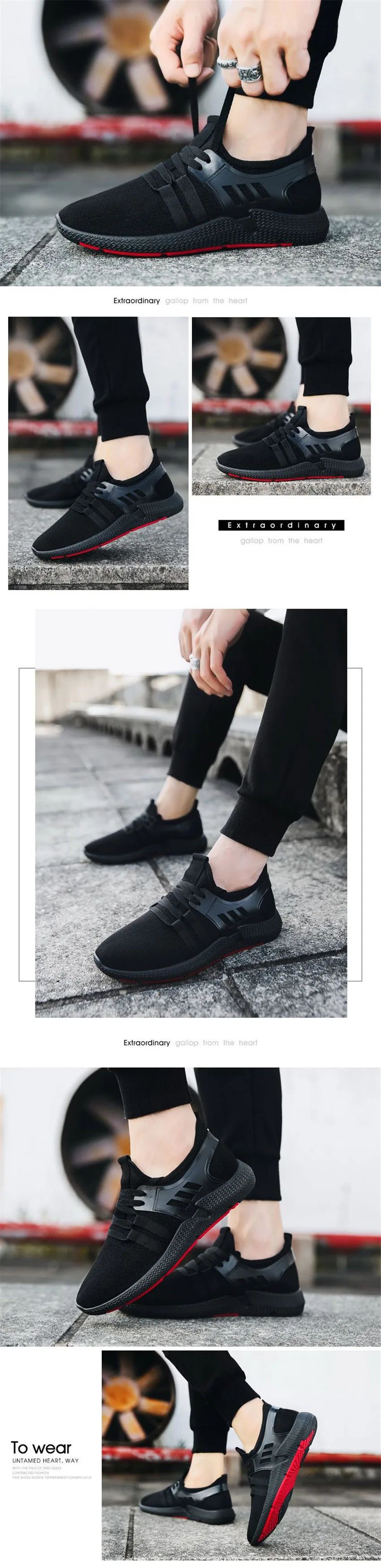 New Mesh Men's Casual Shoes Lightweight Breathable Soft Bottom Walking Shoes Tennis Shoes Fashion Comfortable Sports Shoes Men