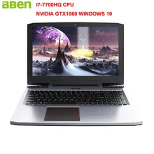 BBEN G16 15 6 Win10 font b Laptop b font Gaming Computer Intel I7 7700HQ CPU