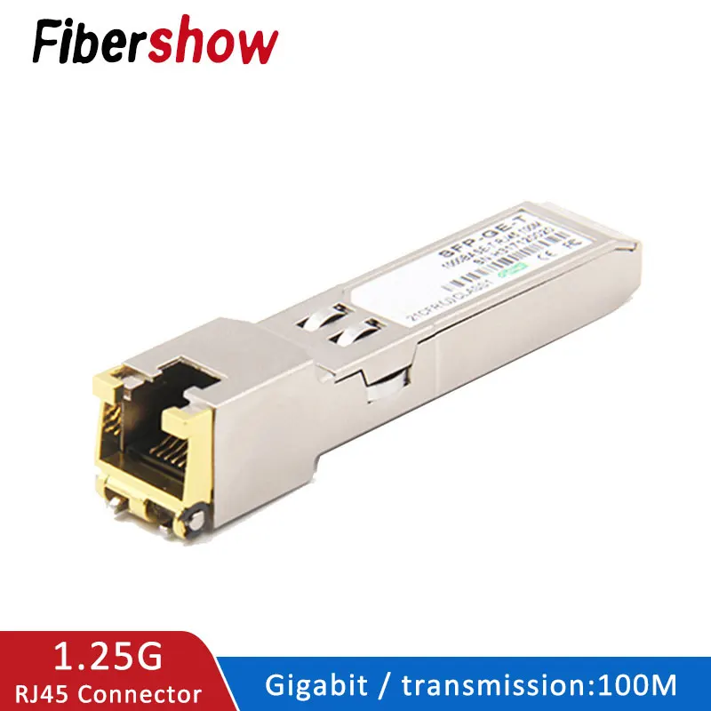 SFP модуль Ethernet порт SFP модуль RJ45 коммутатор gbic 10/100/1000 M Разъем SFP медь RJ45