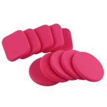 10 шт./упак. макияж пудра пуховка Тональная основа BB Кремовые румяна порошок косметический спонж влажное сухое использование макияж инструменты