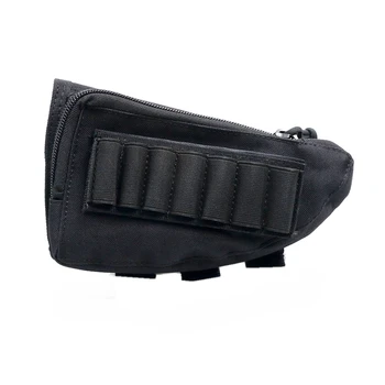 

12 Round Shotgun Buttstock Shell Holder Hunting Cheek Rest Molle Magazine Pouch
